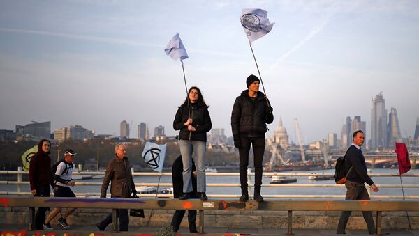 Londra'daki çevreci işgal eyleminde 47 gözaltı - Sputnik Türkiye