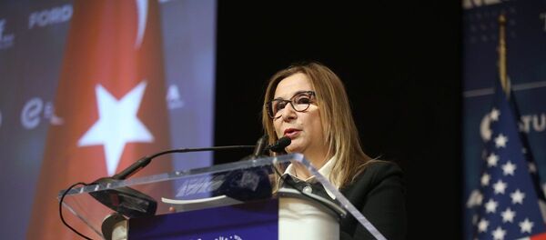 Ticaret Bakanı Pekcan: Hedefimiz ABD ile ticaret hacmimizi 75 milyar dolara çıkarmak  - Sputnik Türkiye