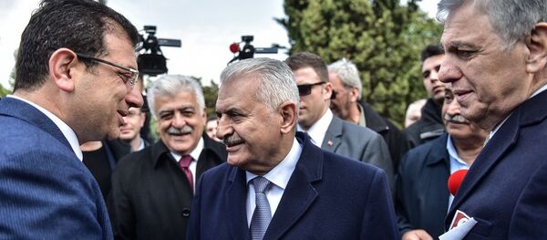 Binali Yıldırım - Ekrem İmamoğlu - Sputnik Türkiye