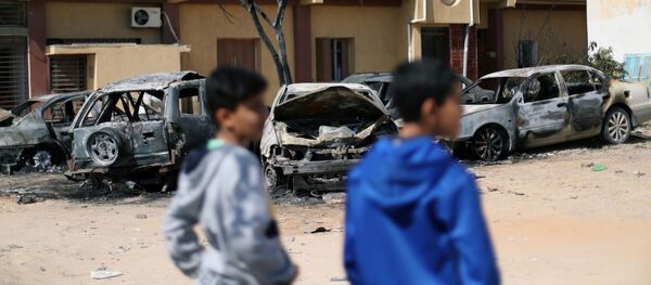 Libya’nın başkenti Trablus'a füzeli saldırı - Sputnik Türkiye