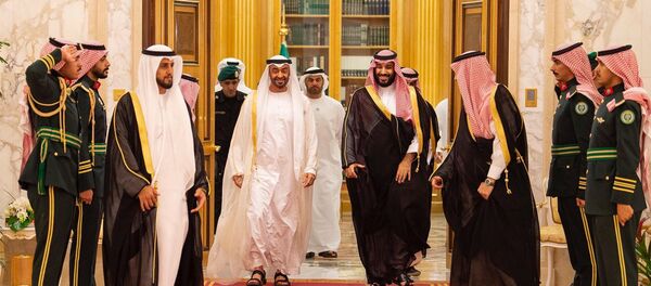 Muhammed bin Zayid el-Nehyan - Muhammed bin Selman - Sputnik Türkiye