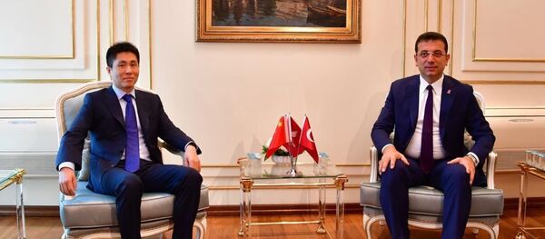 Cui Wei - Ekrem İmamoğlu - Sputnik Türkiye