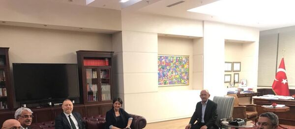 Pervin Buldan,  Sezai Temelli ve Kemal Kılıçdaroğlu - Sputnik Türkiye