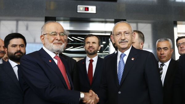 Temel Karamollaoğlu ile Kemal Kılıçdaroğlu - Sputnik Türkiye