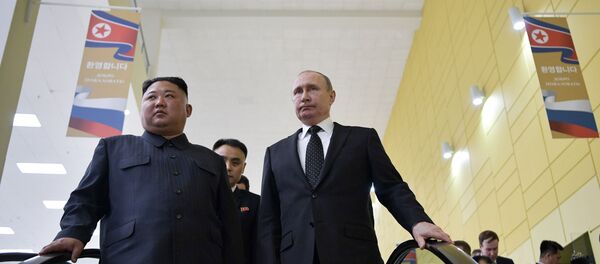 Vladimir Putin - Kim Jong-un - Sputnik Türkiye