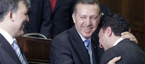 Recep Tayyip Erdoğan - Abdullah Gül - Ali Babacan - Sputnik Türkiye