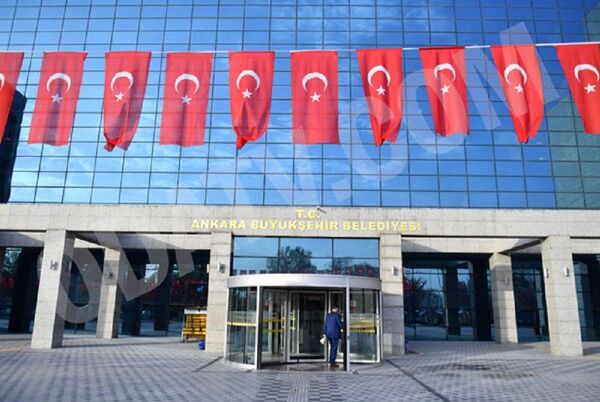 Ankara Büyükşehir Belediyesi tabelasına yeniden 'T.C.' ibaresi eklendi - Sputnik Türkiye
