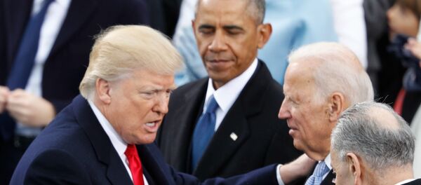 Trump'ın Biden ve Obama ile karşılaşması - Sputnik Türkiye