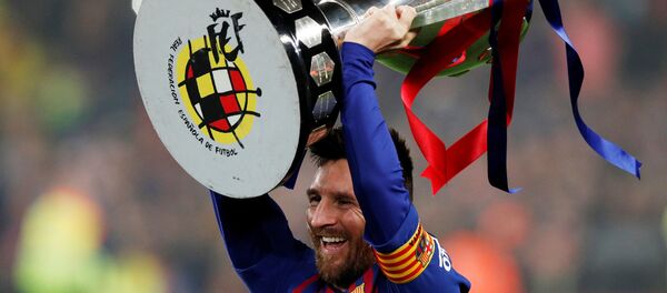  İspanya 1. Futbol Ligi'nde (La Liga) 2018-2019 sezonunun şampiyonu Barcelona oldu. - Sputnik Türkiye