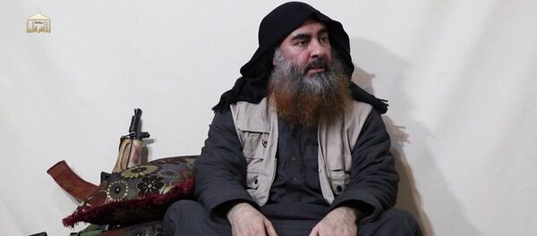  IŞİD lideri Ebubekir el Bağdadi'ye ait olduğu söylenen yeni görüntüler ortaya çıktı - Sputnik Türkiye