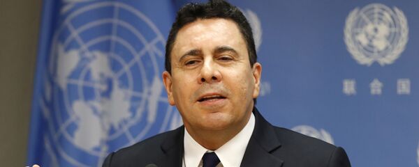 Venezüella'nın Birleşmiş Milletler (BM) Daimi Temsilcisi Samuel Moncada Venezüella'nın Birleşmiş Milletler (BM) Daimi Temsilcisi Samuel Moncada - Sputnik Türkiye