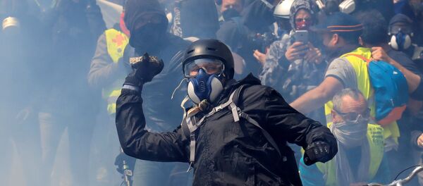 Paris'te 1 Mayıs 2019 eylemleri - Sputnik Türkiye