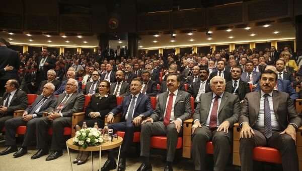 TOBB Başkanı Rifat Hisarcıklıoğlu, TOBB 75. Mali Genel Kurulu - Sputnik Türkiye