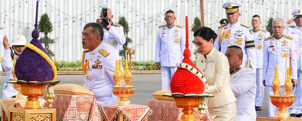 Tayland Kralı Maha Vajiralongkorn, Suthida Vajiralongkorn na Ayudhya - Sputnik Türkiye