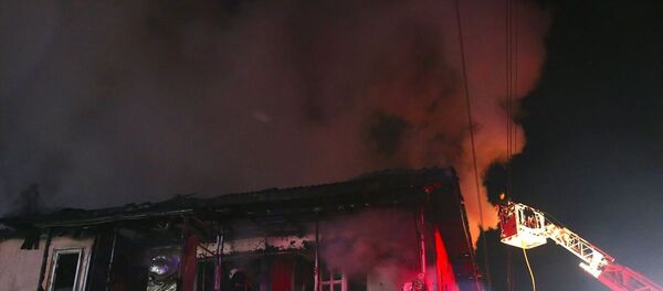 Düzce'de bir evde patlama ve yangın - Sputnik Türkiye