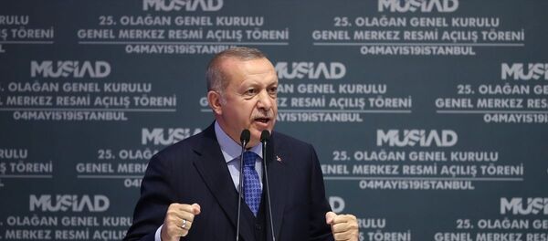 Cumhurbaşkanı Recep Tayyip Erdoğan MÜSİAD genel kuruluna katıldı - Sputnik Türkiye
