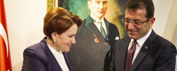 Meral Akşener - Ekrem İmamoğlu - Sputnik Türkiye