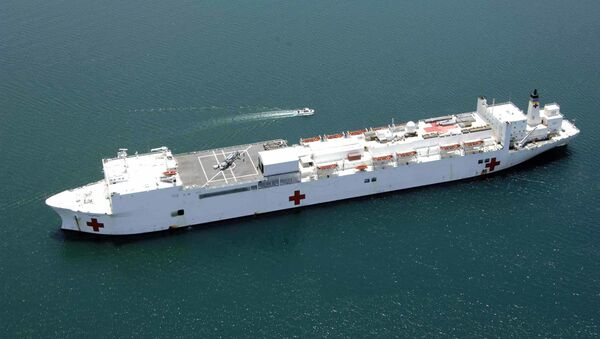ABD askeri hastane gemisi 'USNS Comfort' - Sputnik Türkiye