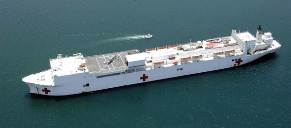 ABD askeri hastane gemisi 'USNS Comfort' - Sputnik Türkiye