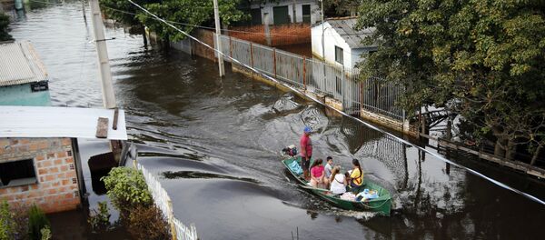  Paraguay'da şiddetli yağış ve sel - Sputnik Türkiye