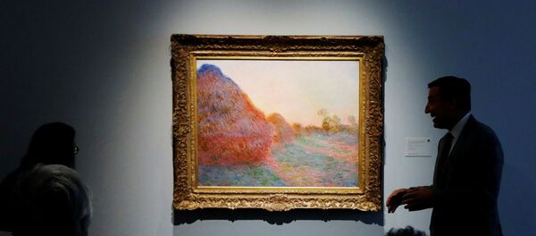 Fransız sanatçı Claude Monet’nin Les Meules (Saman Yığınları) adlı tablosu 110,7 milyon dolara satıldı. - Sputnik Türkiye