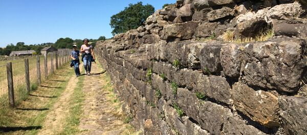 İngiltere'de bulunan Hadrian Duvarı - Sputnik Türkiye