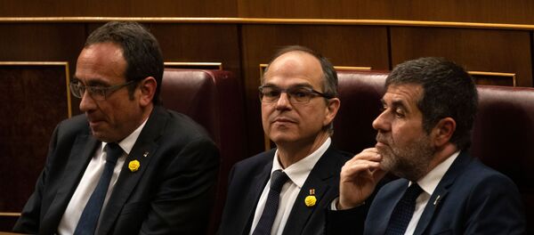 Tutuklu Katalan vekiller Tutuklu Katalan vekiller - Sputnik Türkiye