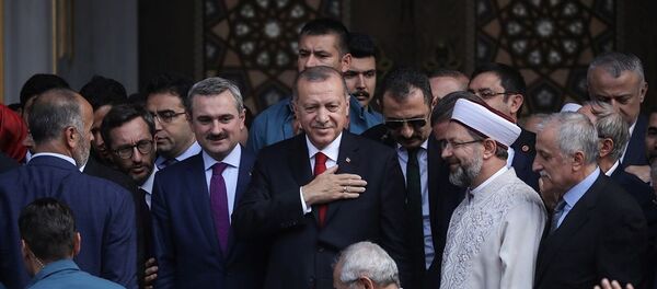 Recep Tayyip Erdoğan, Alibeyköy, cami açılışı - Sputnik Türkiye