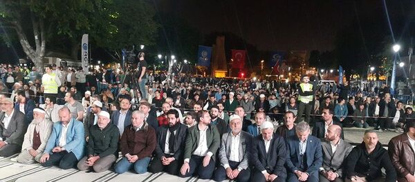 Anadolu Gençlik Derneği, Ayasofya Müzesi, namaz - Sputnik Türkiye