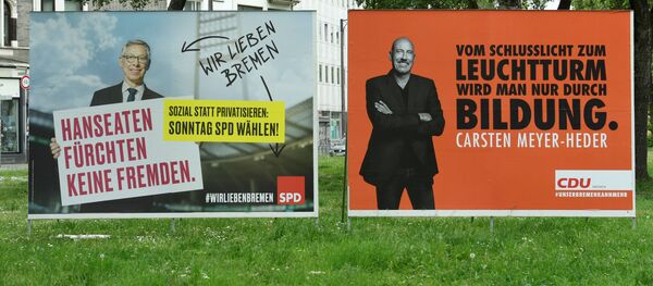 Almanya Avrupa Parlamentosu seçimleri CDU-SPD - Sputnik Türkiye