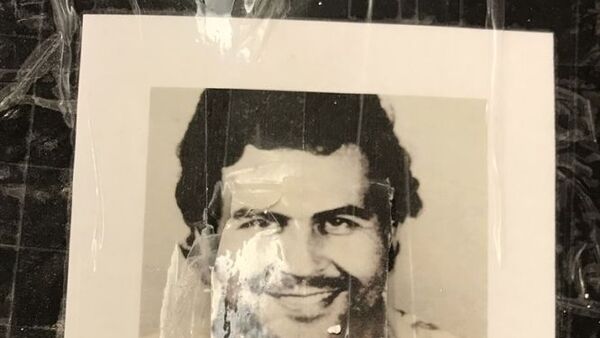 Kokain ambalajlarında Kolombiyalı uyuşturucu baronu Pablo Escobar'ın fotoğraflarının yer alması dikkati çekti. - Sputnik Türkiye