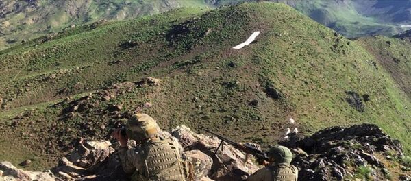Türk Silahlı Kuvvetleri tarafından Irak'ın kuzeyindeki Hakurk bölgesinde PKK''lıların bulunduğu alanlara yönelik harekat başlatıldı. Kara Kuvvetleri topçu bataryaları ve Hava Kuvvetleri Komutanlığına bağlı jetlerin atışlarıyla başlayan harekata komando tugayları da katıldı. - Sputnik Türkiye