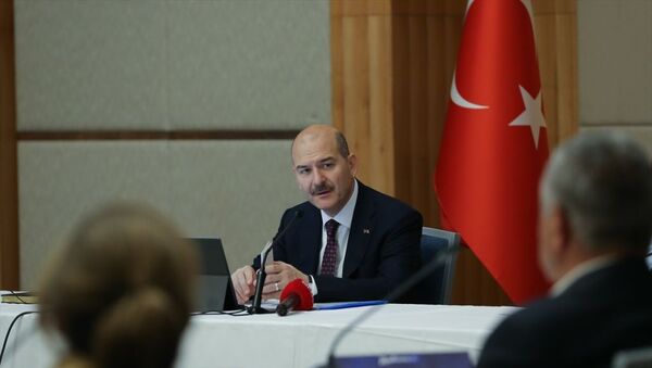 İçişleri Bakanı Süleyman Soylu, Şişli'de muhtarlarla bir araya geldi. - Sputnik Türkiye