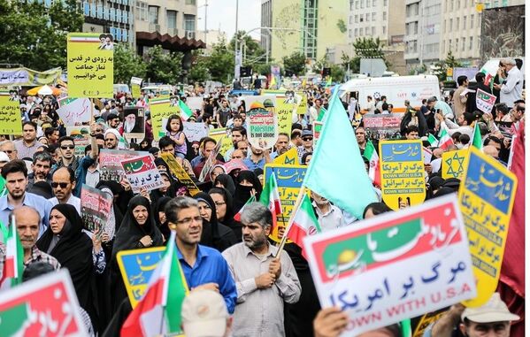 İran'da 'Kudüs günü' gösterileri: İsrail ile ABD protesto edildi - Sputnik Türkiye
