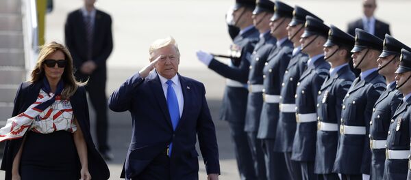 ABD Başkanı Donald Trump İngiltere'de - Sputnik Türkiye