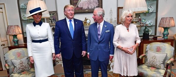 Trump ile Kraliçe 2. Elizabeth bir araya geldi Trump ile Kraliçe 2. Elizabeth bir araya geldi - Sputnik Türkiye