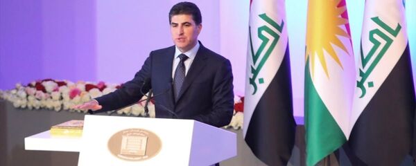 Irak Kürt Bölgesel Yönetimi Başkanı olarak seçilen Neçirvan Barzani’nin yemin töreni - Sputnik Türkiye