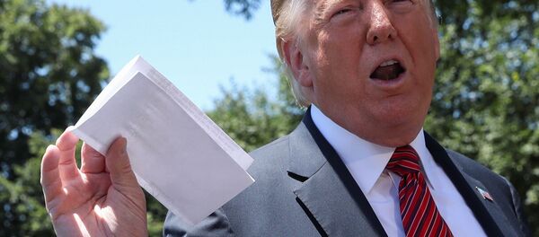 ABD Başkanı Donald Trump Meksika ile göç anlaşması taslağını yanlışlıkla ifşa etti. - Sputnik Türkiye