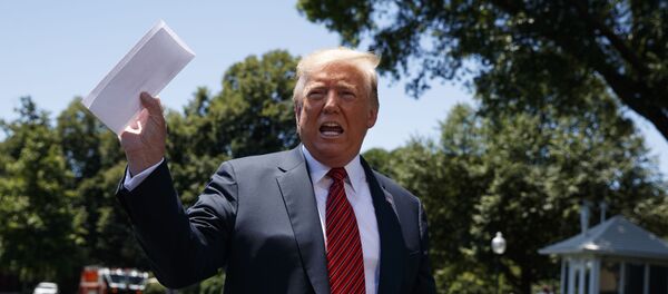 ABD Başkanı Donald Trump Meksika ile göç anlaşması taslağını yanlışlıkla ifşa etti. ABD Başkanı Donald Trump Meksika ile göç anlaşması taslağını yanlışlıkla ifşa etti. - Sputnik Türkiye