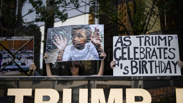 New York, Trump, protesto - Sputnik Türkiye