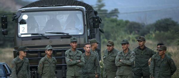 Venezüella, asker, sınır - Sputnik Türkiye