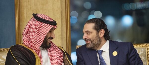 Suudi Arabistanlı Veliaht Prens Muhammed bin Selman ve Lübnan Başbakanı Saad el Hariri - Sputnik Türkiye