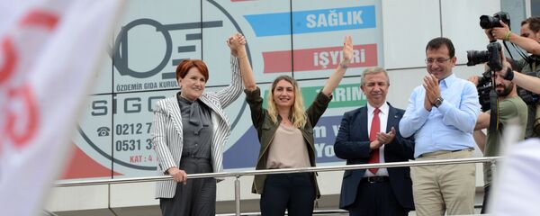 Meral Akşener, Dilek İmamoğlu, Mansur Yavaş, Ekrem İmamoğlu - Sputnik Türkiye