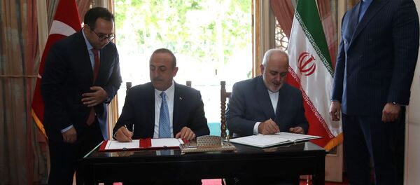 Dışişleri Bakanı Mevlüt Çavuşoğlu, İran'ın İsfahan kentinde İran Dışişleri Bakanı Muhammed Cevad Zarif ile bir araya geldi. Dışişleri Bakanı Mevlüt Çavuşoğlu, İran'ın İsfahan kentinde İran Dışişleri Bakanı Muhammed Cevad Zarif ile bir araya geldi. - Sputnik Türkiye