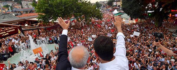 CHP Genel Başkanı Kemal Kılıçdaroğlu ile CHP İstanbul Büyükşehir Belediye Başkan Adayı Ekrem İmamoğlu  - Sputnik Türkiye