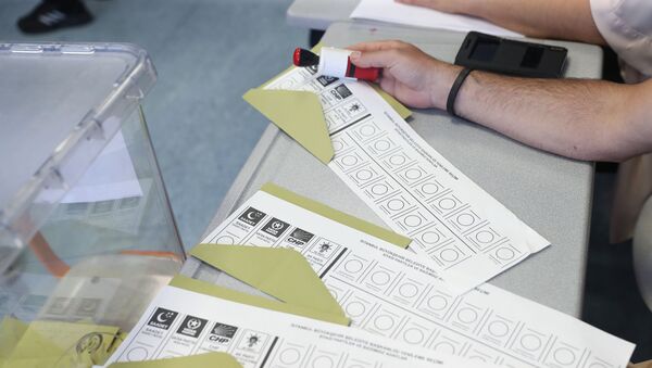 İBB seçimi, oy, pusula, 23 Haziran - Sputnik Türkiye