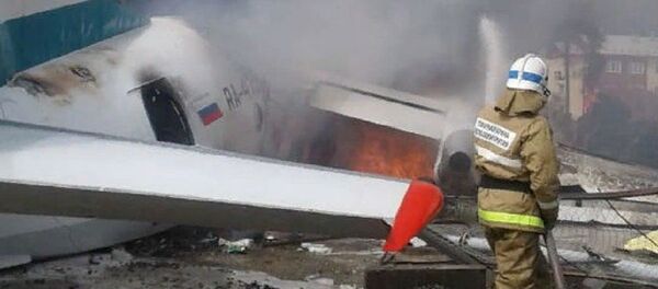 Buryatya'da An-24 yolcu uçağı kaza yaptı: 2 ölü, 19 yaralı - Sputnik Türkiye