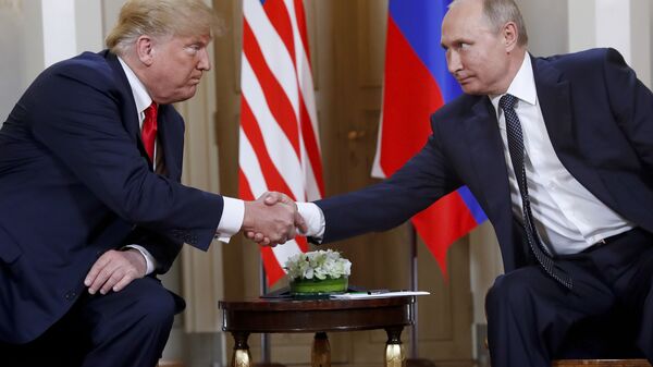 Donald Trump - Vladimir Putin - Sputnik Türkiye