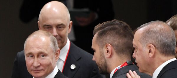 Vladimir Putin- Recep Tayyip Erdoğan - Sputnik Türkiye