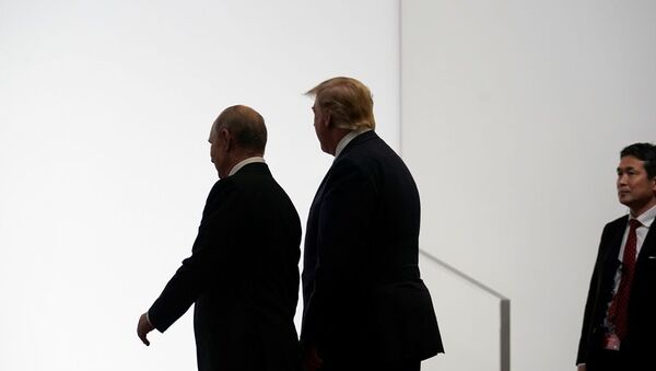 Vladimir Putin- Donald Trump  - Sputnik Türkiye
